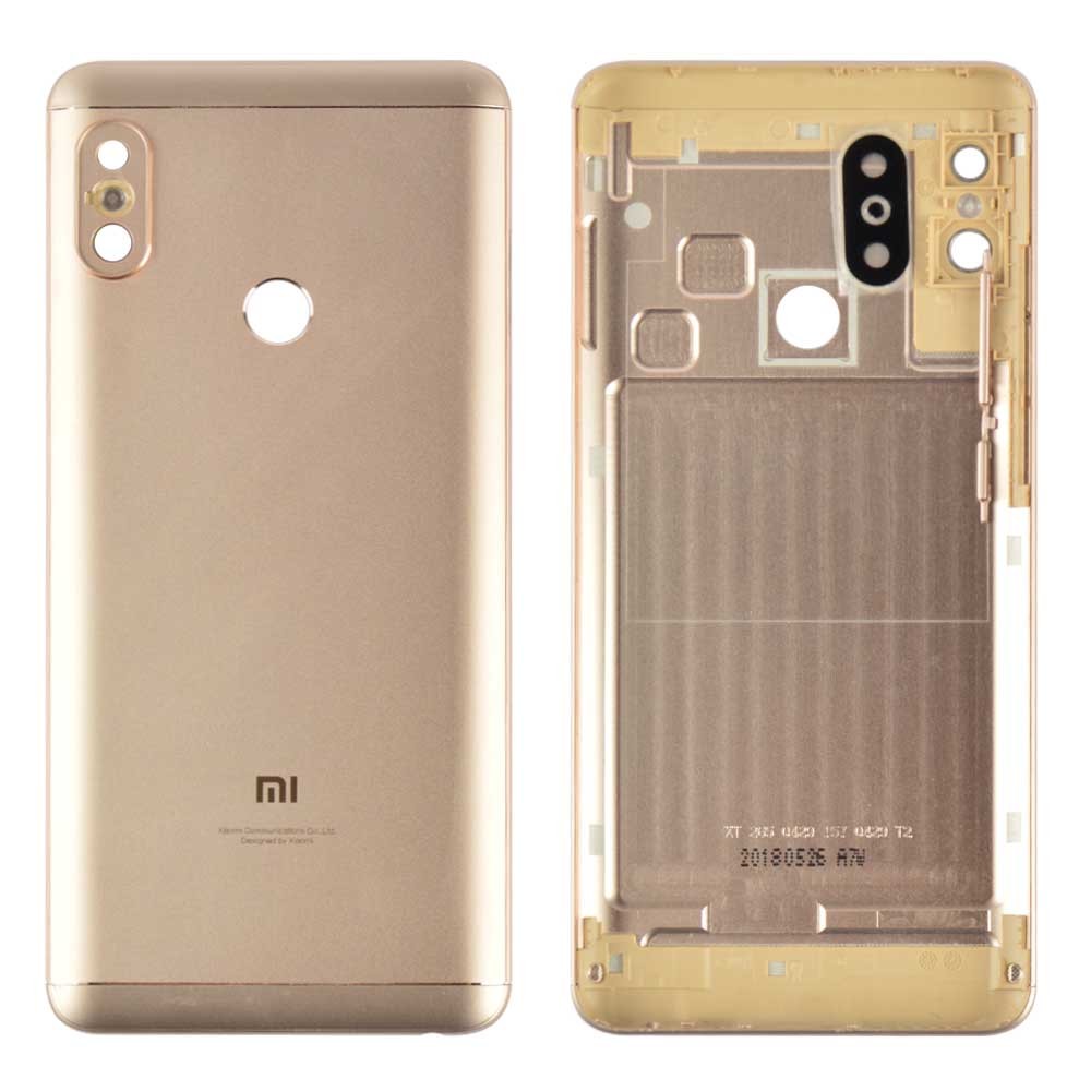 Задняя крышка для Xiaomi Redmi Note 5, Note 5 Pro, цвет золотой фото 1