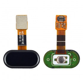 Шлейф для Meizu M5s с внешней кнопкой Home,  цвет черный