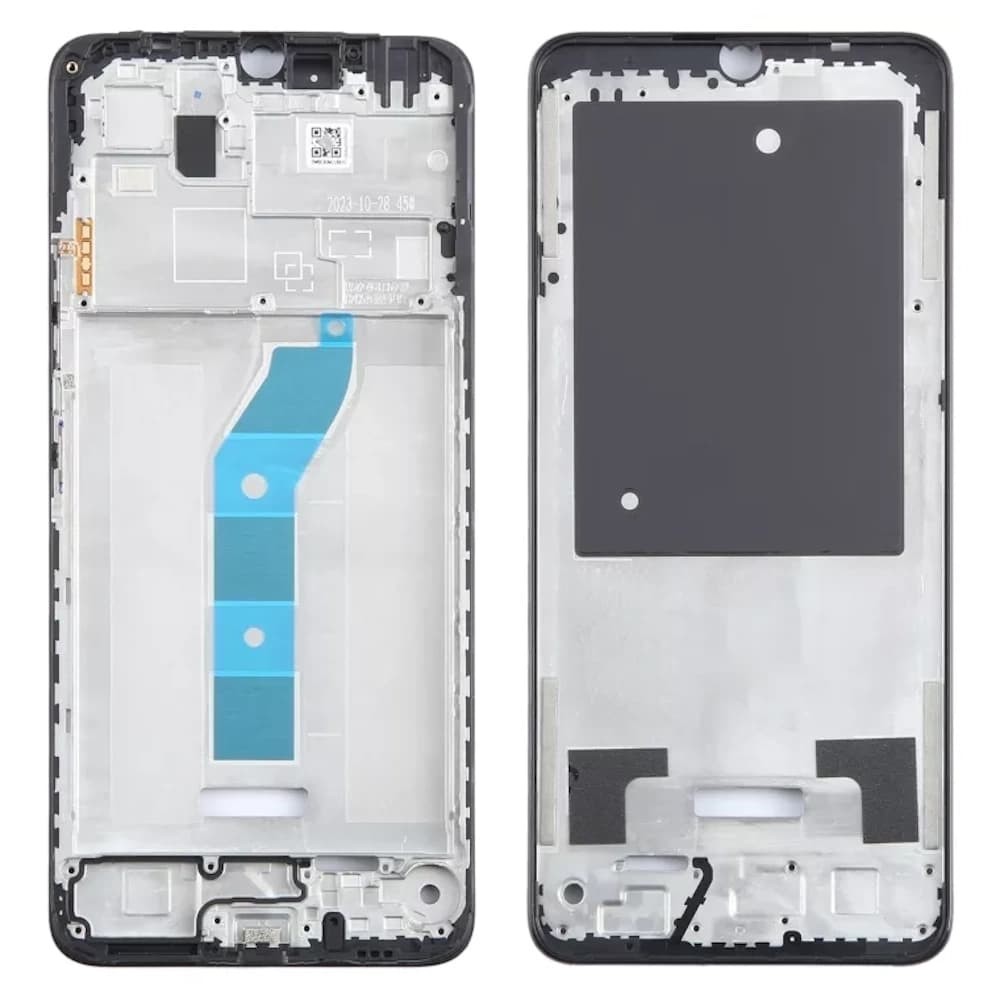 Рамка дисплея для Xiaomi Redmi 13C/ Poco C65, колір чорний фото 1