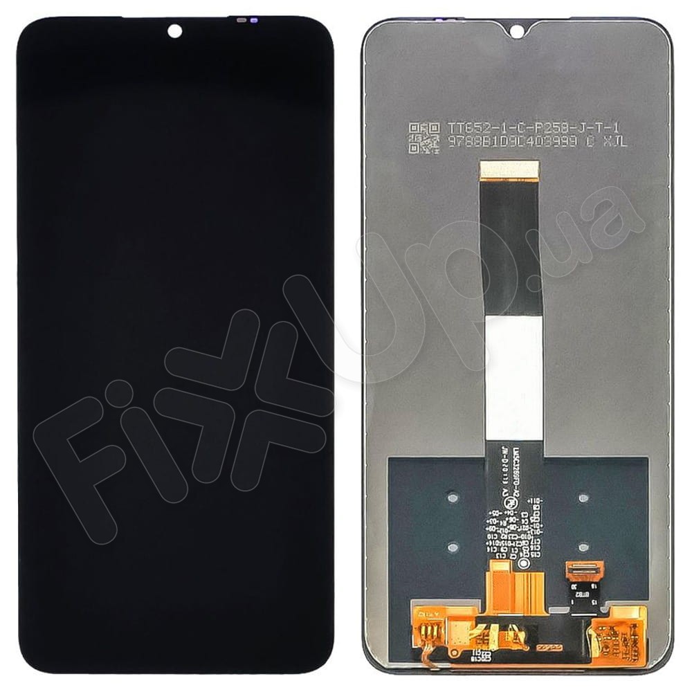 Дисплей для Xiaomi Redmi 9A, Redmi 9C, Redmi 10A, Poco C3 с тачскрином в сборе, цвет черный, Orig PRC фото 1