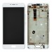 Дисплей Meizu U20 з тачскрином та рамкою в зборі, колір білий, оригінал. миниатюра 1