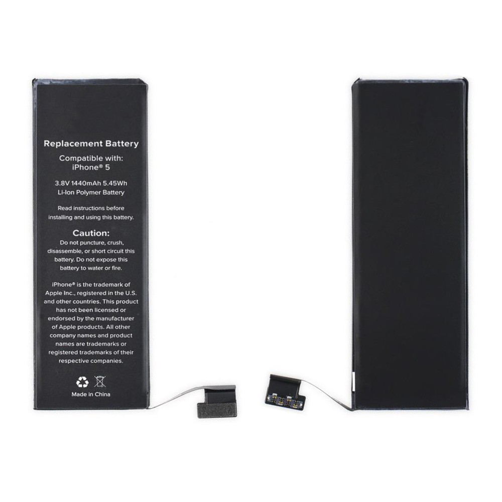 Акумулятор для iPhone 5, оригінал, ємність 1440 мАг фото 1