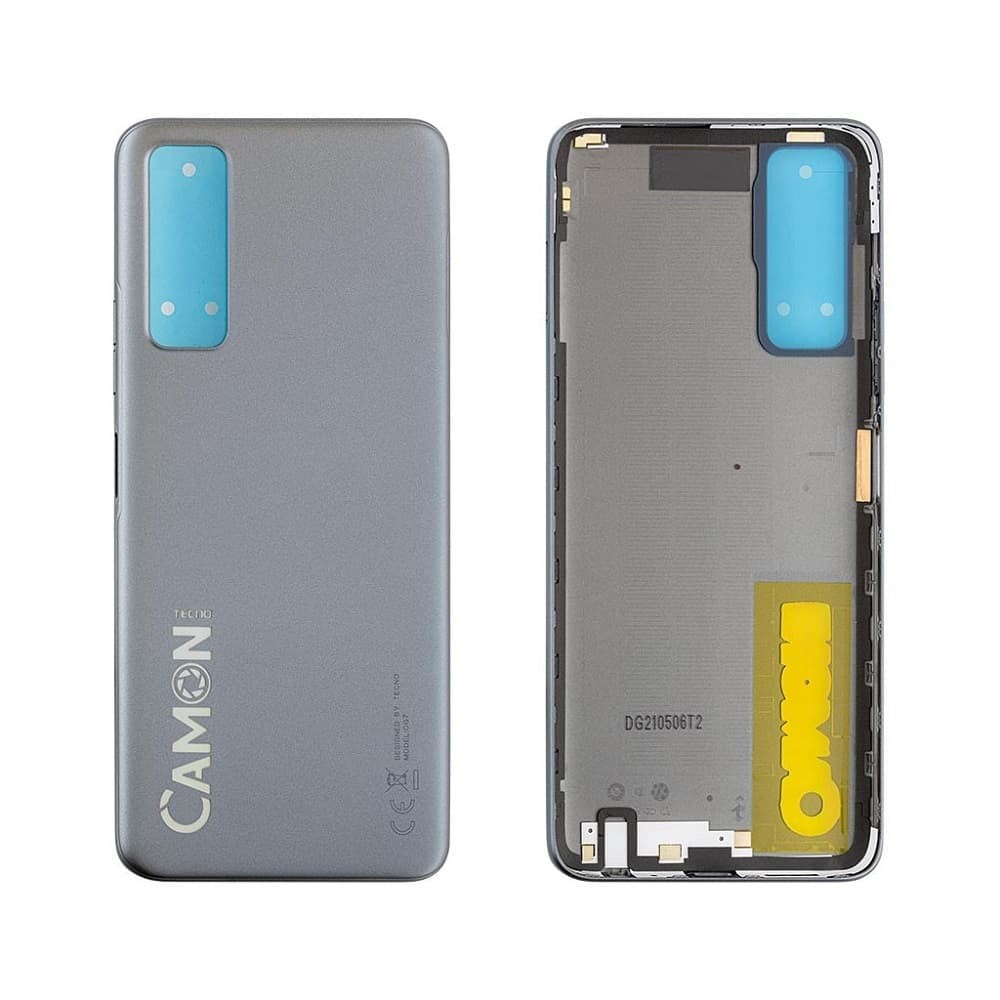 Задняя крышка для Tecno Camon 17P (CG7n), цвет черный фото 1