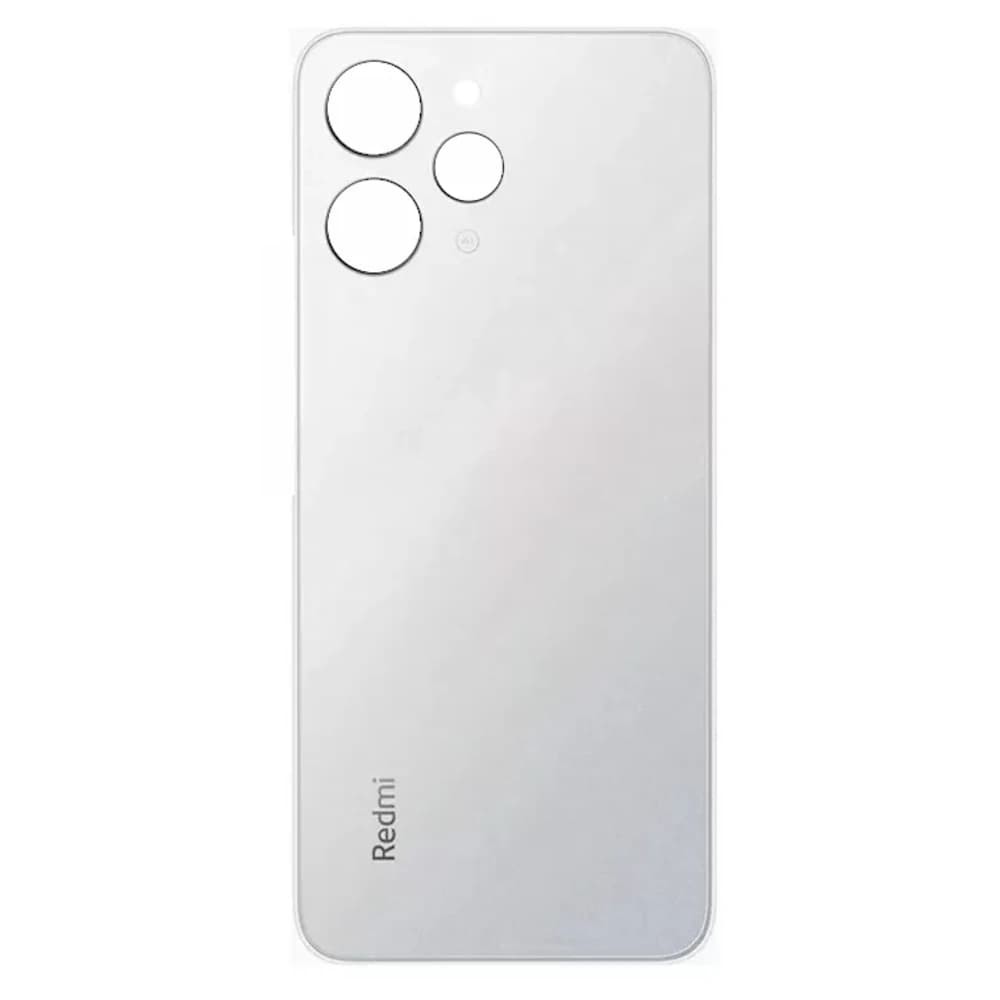 Задняя крышка для Xiaomi Redmi 12, цвет серебро фото 1