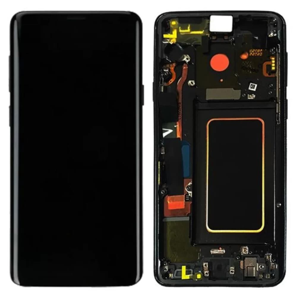 Дисплей для Samsung G965F (GH97-21691C) Galaxy S9 Plus 2018 с тачскрином и рамкой в сборе, цвет серый, сервисный оригинал фото 1