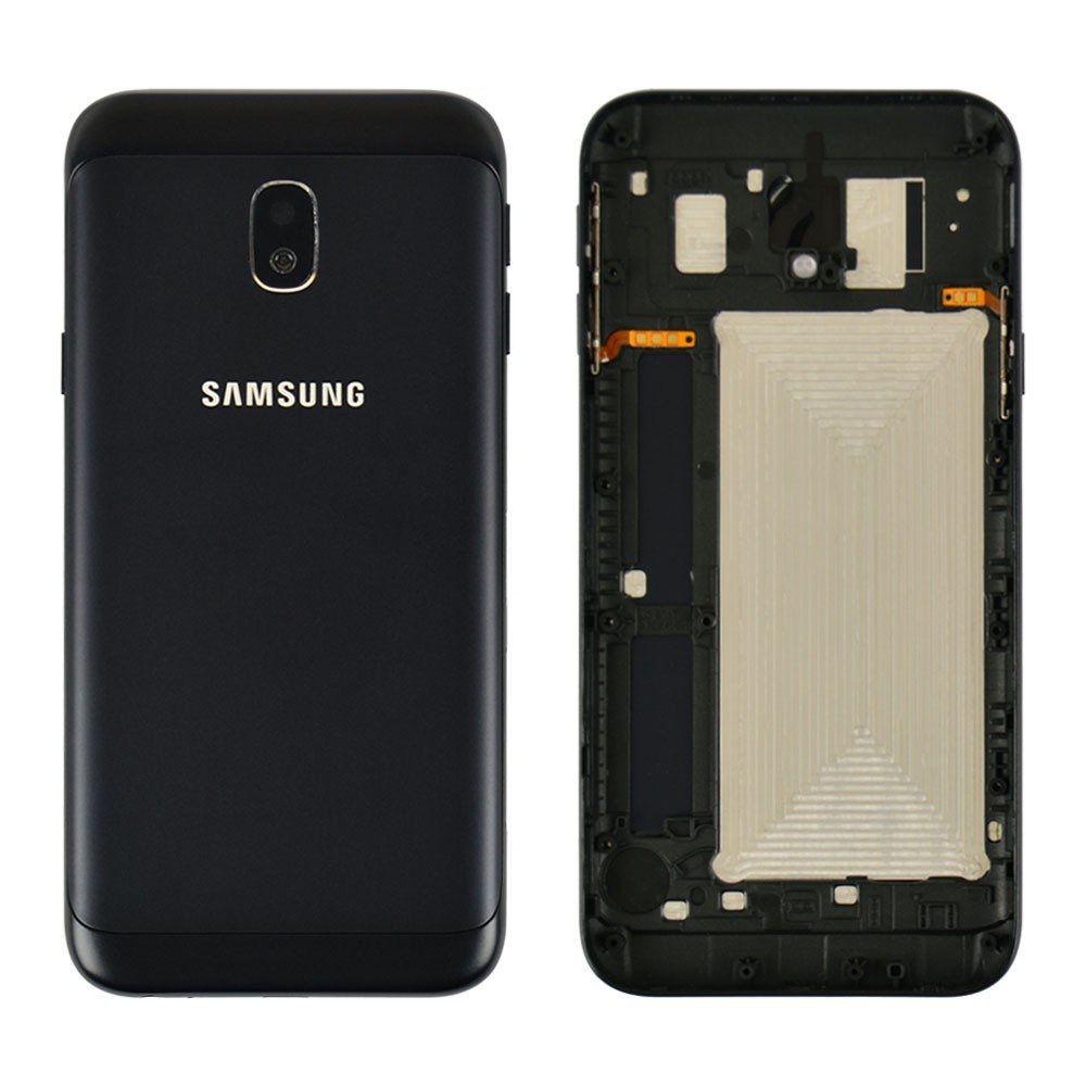 Задняя крышка для Samsung J330F Galaxy J3 (2017), цвет черный, оригинал фото 1
