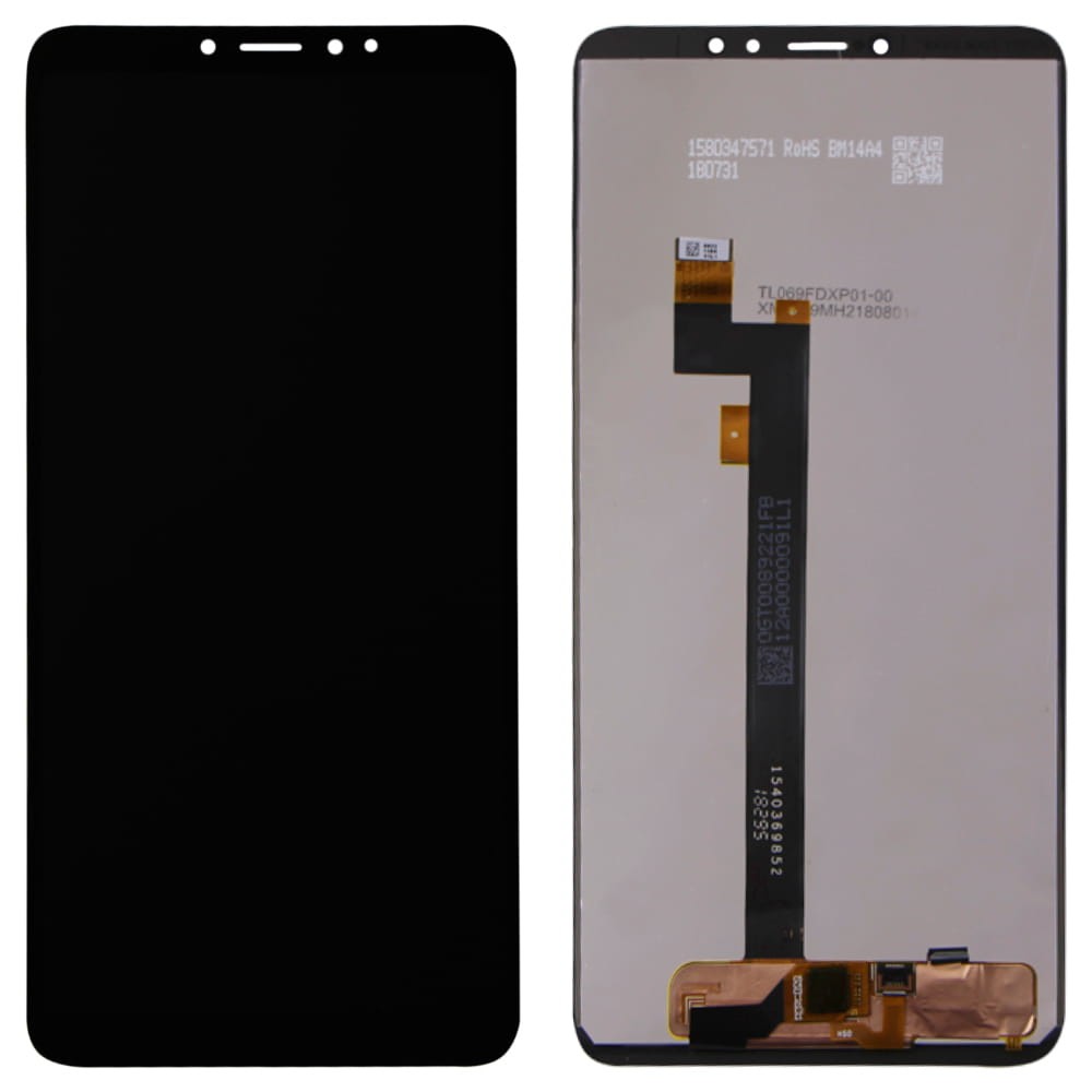 Дисплей для Xiaomi Mi Max 3 с тачскрином, черный, оригинал, уценка фото 1
