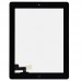 Touchscreen iPad 2 + Len (black) original миниатюра 1 Тачскрин (сенсор) iPad 2, зі склом та кнопкою, колір чорний, оригінал миниатюра 1