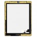 Touchscreen iPad 2 + Len (black) original миниатюра 2 Тачскрин (сенсор) iPad 2, зі склом та кнопкою, колір чорний, оригінал миниатюра 2