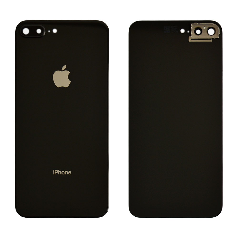 Задня кришка для iPhone 8 Plus (5.5) зі склом камери, колір space gray, уцінка фото 1
