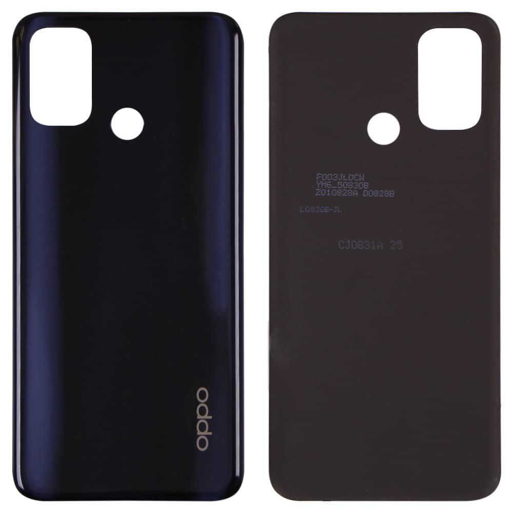 Задняя крышка для Oppo A53/ A53S 4G, цвет черный фото 1