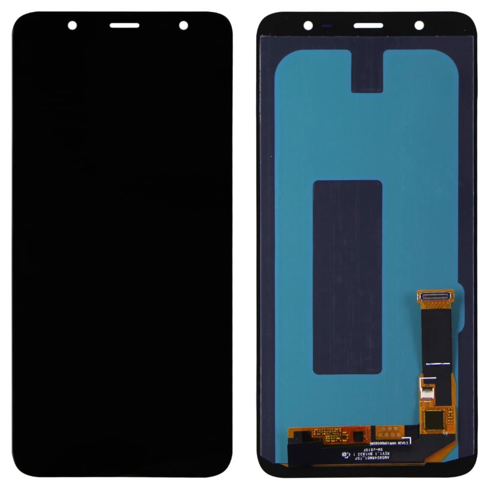 Дисплей для Samsung J810 Galaxy J8 (2018), Galaxy On8 (2018) з тачскріном в зборі, колір чорний, OLED small LCD фото 1
