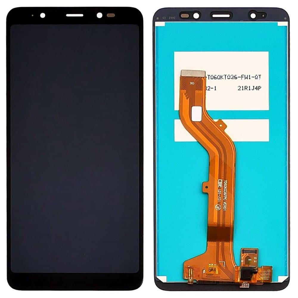 Дисплей для Tecno Pop 4 (BC2) с тачскрином в сборе, цвет черный, уценка фото 1
