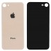 Задняя крышка для iPhone 8, цвет золотой, с большим отверстием под камеру миниатюра 1