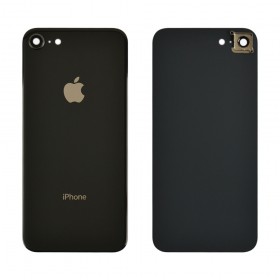 Задняя крышка iPhone 8, со стеклом камеры, китай,  цвет серый