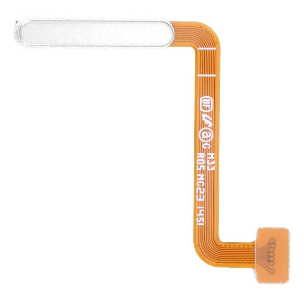 Шлейф для Samsung Galaxy M33 (M336B)/Galaxy M53 (M536B), со сканером отпечатка (Touch ID), цвет белый фото 1