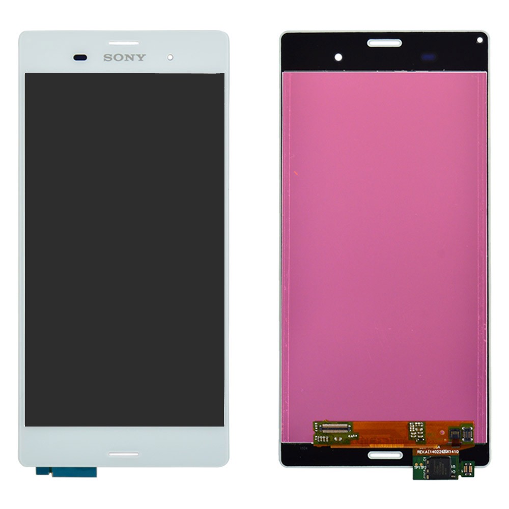 Дисплей Sony D6603, D6643, D6653, D6633 Xperia Z3 з тачскрином у зборі, колір білий, оригінал фото 1