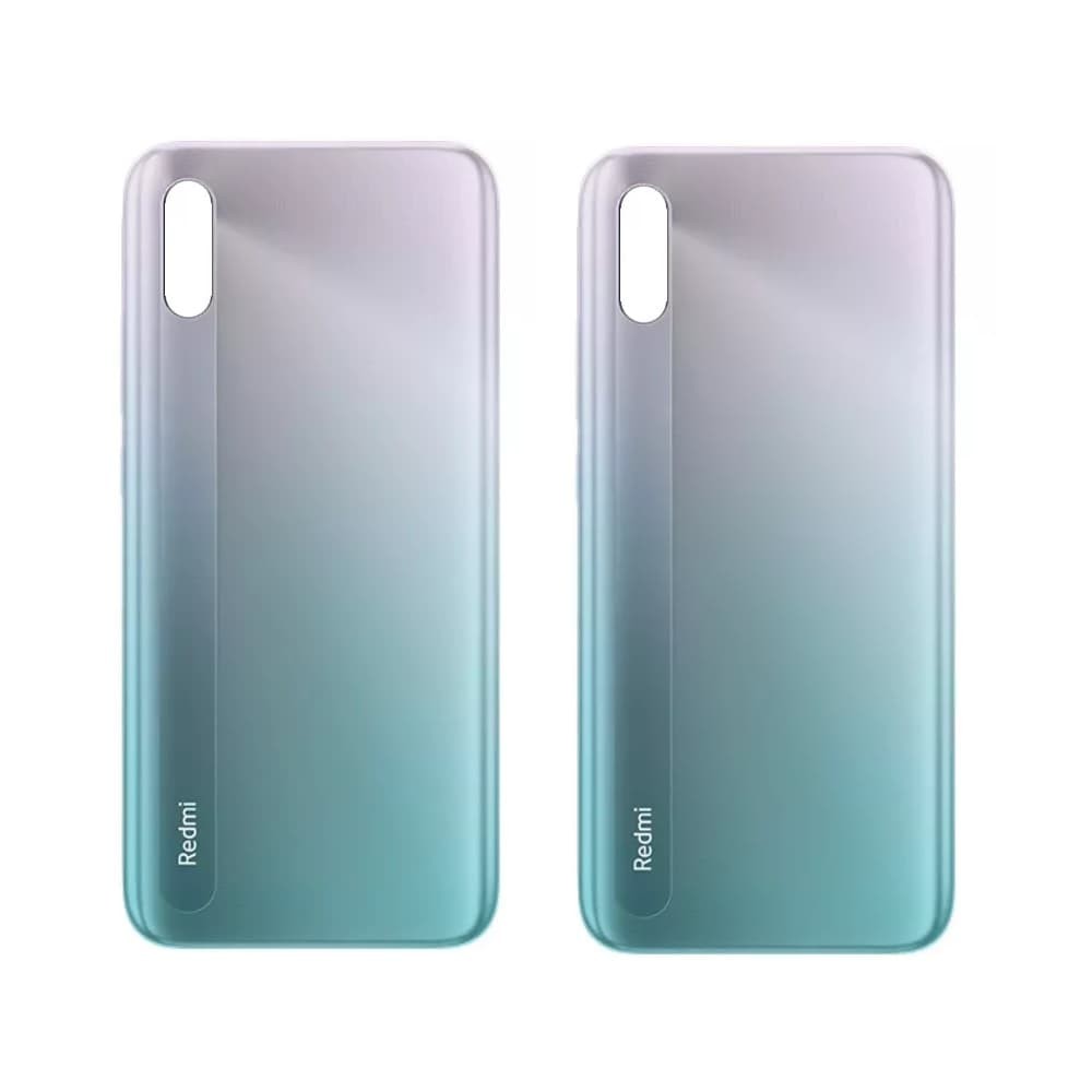 Задняя крышка для Xiaomi Redmi 9A, цвет синий металлик, уценка фото 1