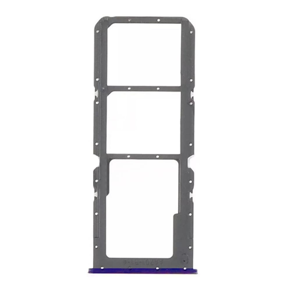 Тримач сім картки для Realme 8i, колір фіолетовий, 2 sim фото 1