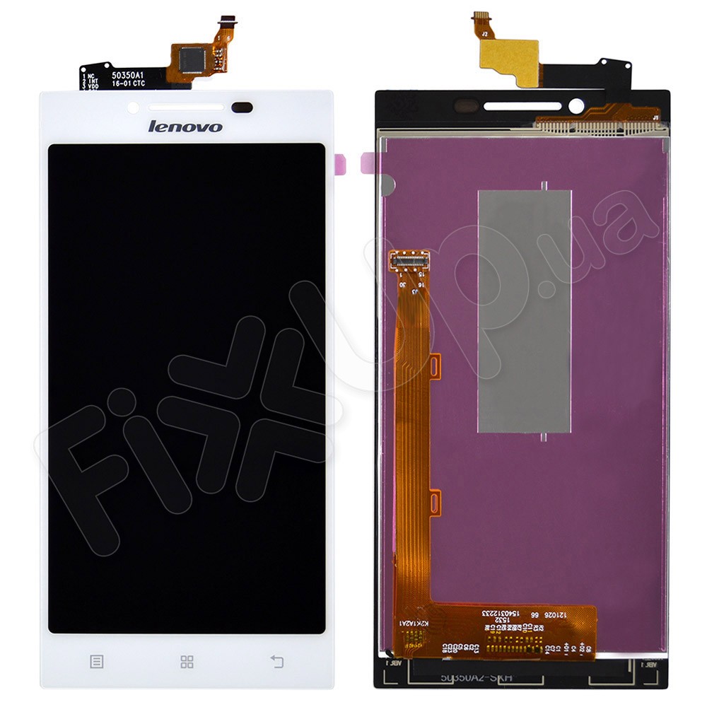 Дисплей Lenovo P70 с тачскрином в сборе, цвет белый фото 1