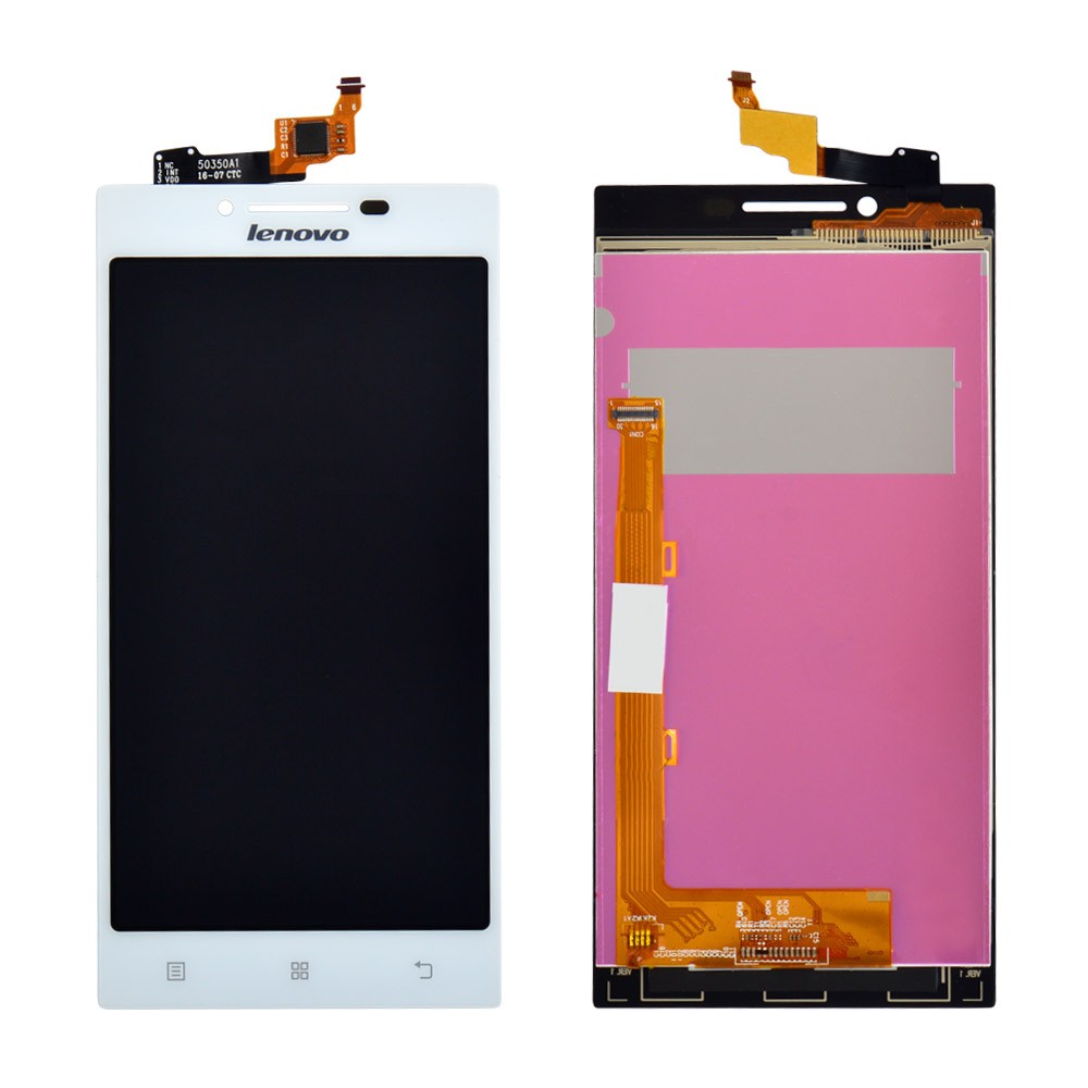 Дисплей Lenovo P70 з тачскрином у зборі, колір білий фото 1