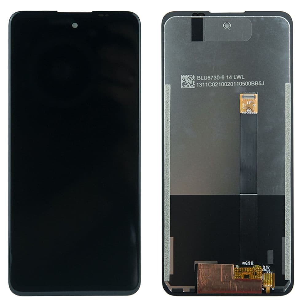 Дисплей для UMIDIGI Bison GT, з тачскріном в зборі, колір чорний фото 1