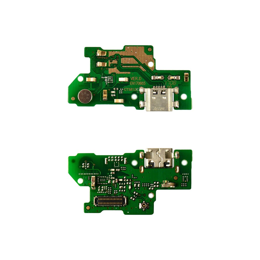Разъем зарядки для Huawei Y7 2017/Y7 Prime 2017/Nova Lite Plus (TRT-L21) с нижней платой фото 1