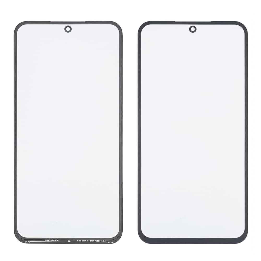 Стекло корпуса для Samsung A546 Galaxy A54 2023 + OCA, цвет черный фото 1