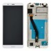 Дисплей для Huawei Honor 7A Pro, Honor 7C, Y6 2018, Y6 Prime 2018 (AUM-L29/AUM-L41/ATU-L21/ATU-L31) с тачскрином и рамкой в сборе, цвет белый, Orig PRC миниатюра 1