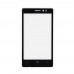 Скло для Nokia 925, колір чорний миниатюра 1
