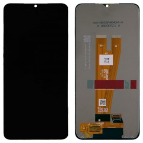 Дисплей для Samsung A045 (A045F) Galaxy A04 2022, с тачскрином в сборе, оригинал замененное стекло,  цвет черный, без рамки