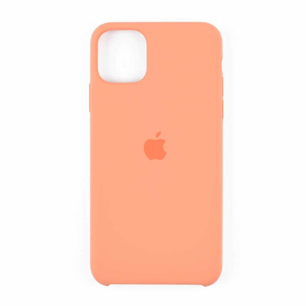 Silicon Case iPhone 11 Pro Max (6.5) original (light orange) фото 1 Силіконовий чохол для iPhone 11 Pro Max, колір light orange фото 1