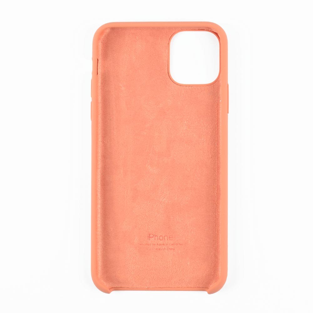 Silicon Case iPhone 11 Pro Max (6.5) original (light orange) фото 3 Силіконовий чохол для iPhone 11 Pro Max, колір light orange фото 3