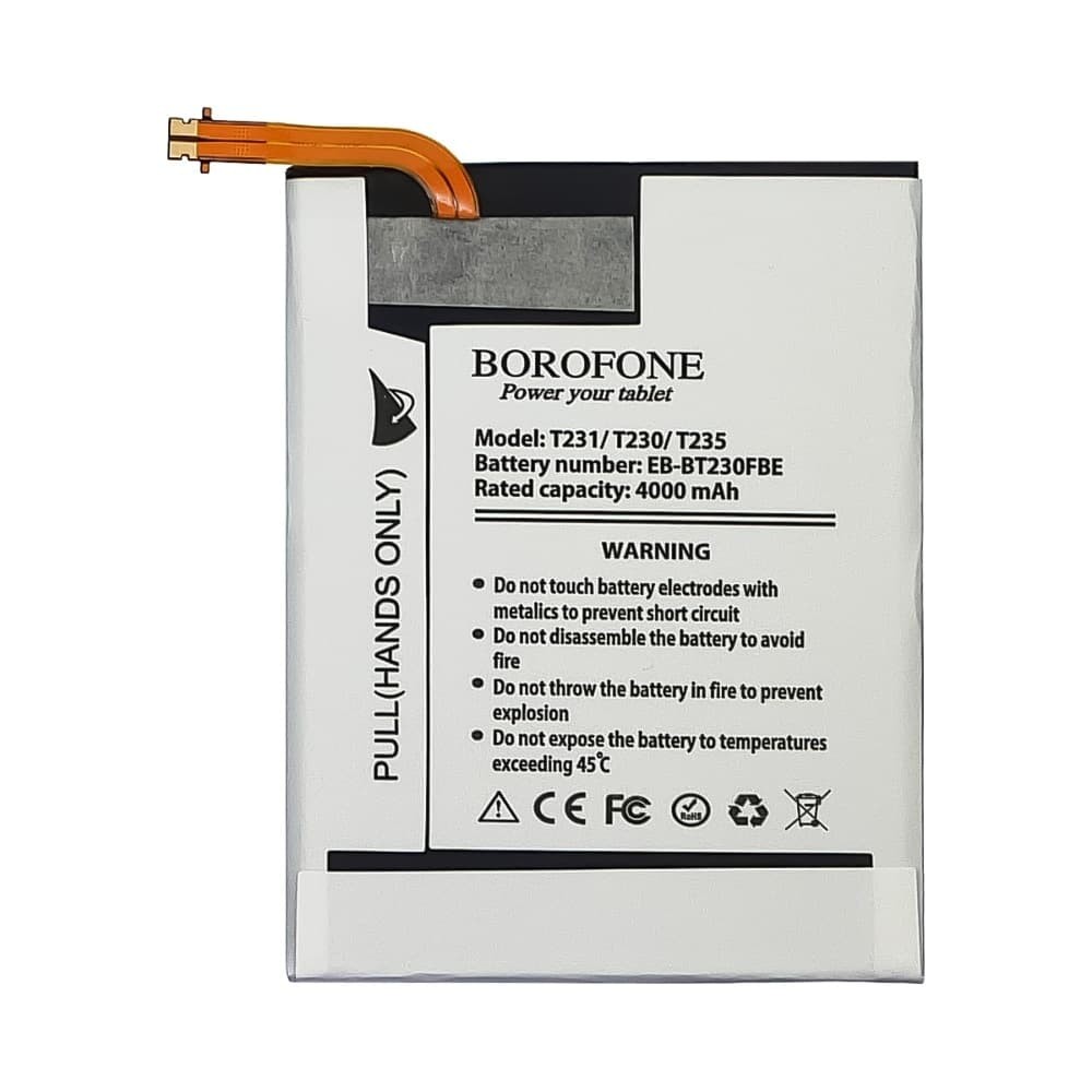 Аккумулятор для Samsung T230, T231, T235 (EB-BT230FBT, EB-BT230FBE), Borofone, емкость 4000 mAh фото 1