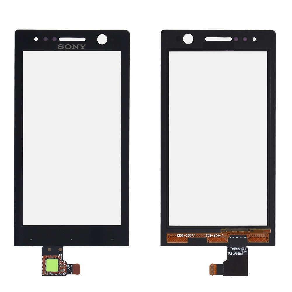 Тачскрін Sony ST25i, колір чорний фото 1
