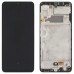 Дисплей Samsung A325F / DS Galaxy A32 2021 з тачскрином і рамкою в зборі, колір чорний, сервісний оригінал миниатюра 1