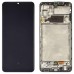Дисплей для Samsung A325F / DS Galaxy A32 2021 з тачскрином та рамкою в зборі, колір чорний, OLED миниатюра 1