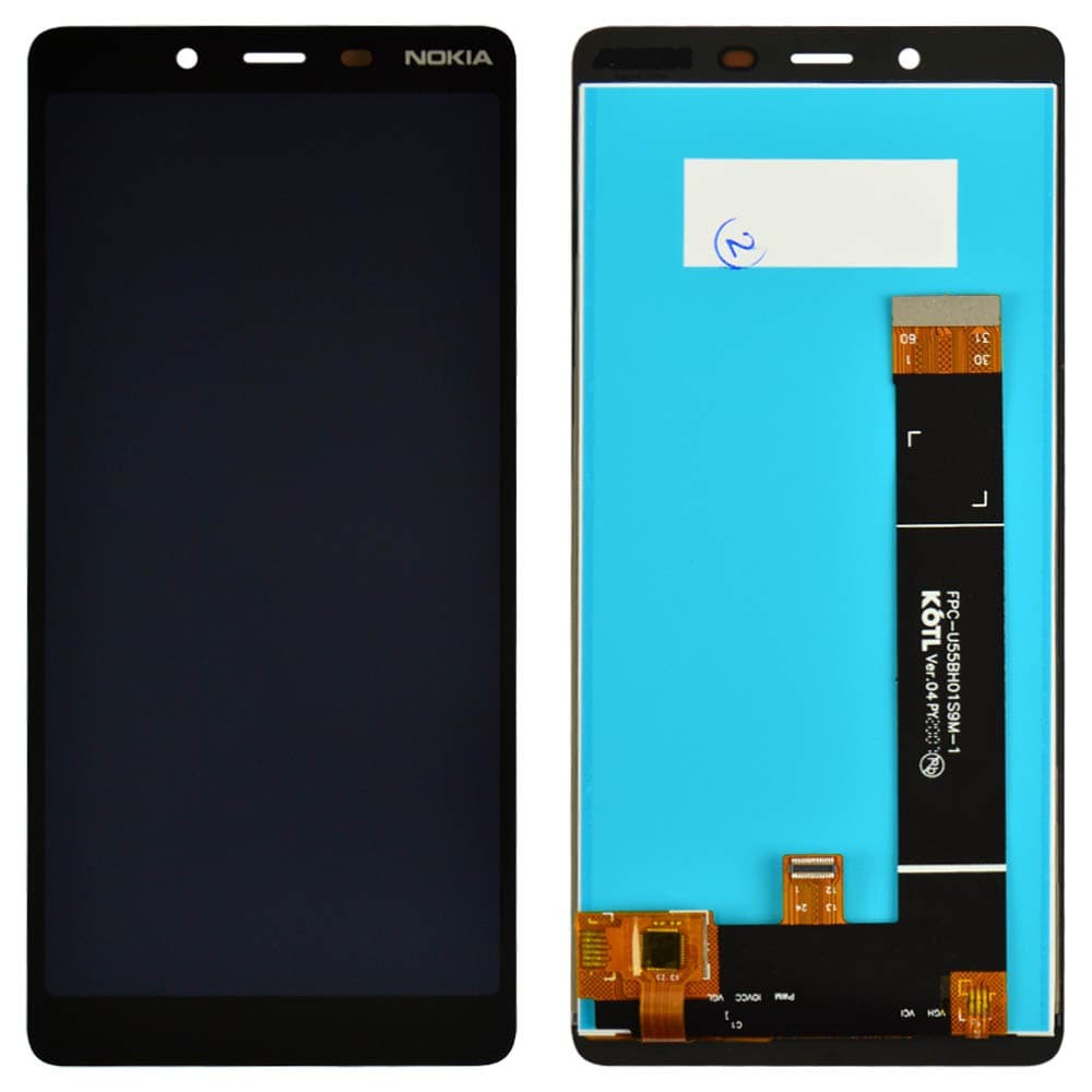 Дисплей для Nokia 1 Plus (TA-1130) с тачскрином в сборе, цвет черный, уценка фото 1