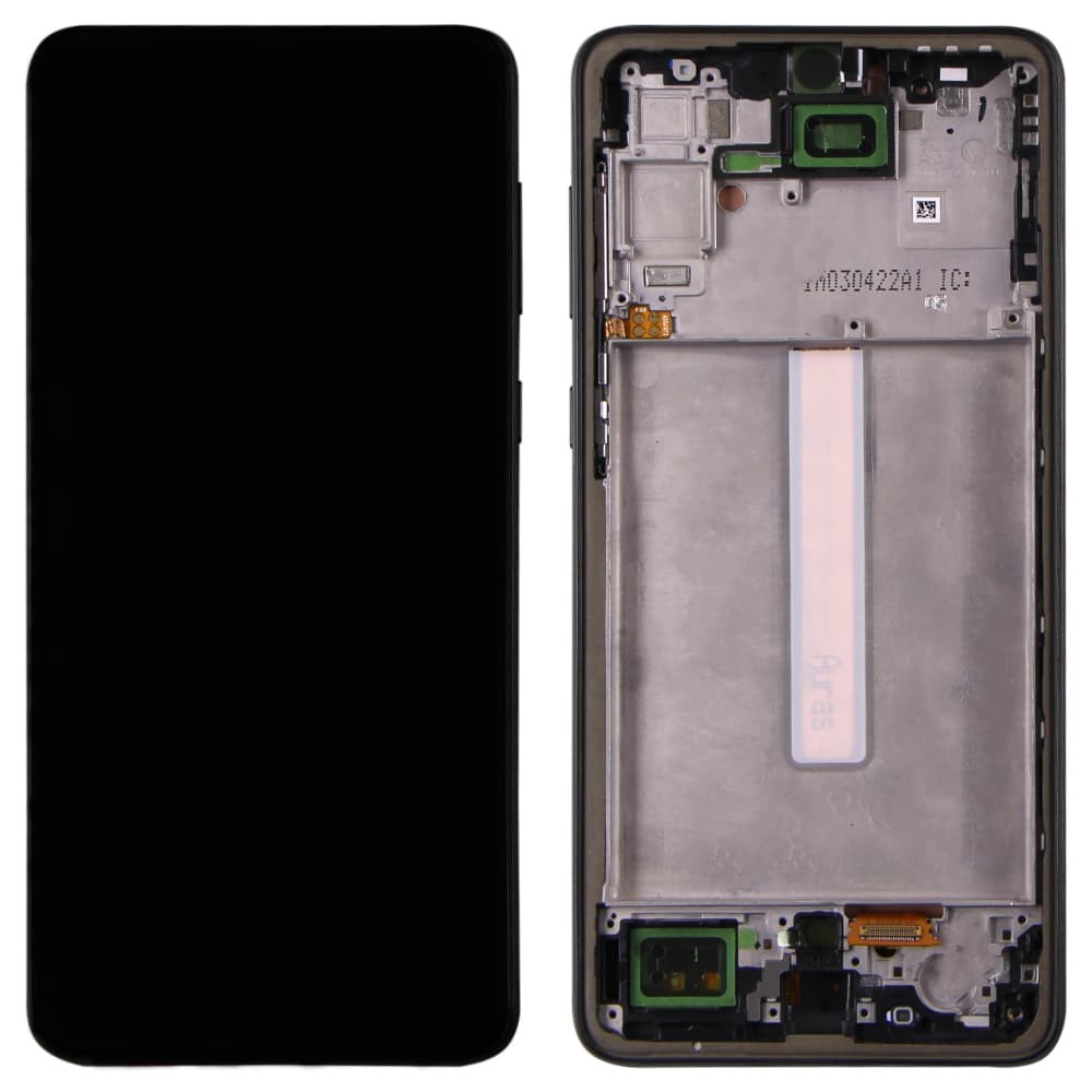 Дисплей для Samsung A336F/DS Galaxy A33 2022 5G, с тачскрином и рамкой в сборе, цвет черный, OLED фото 1