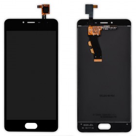 Дисплей Meizu M3s с тачскрином в сборе, универсальная, китай,  цвет черный, без рамки