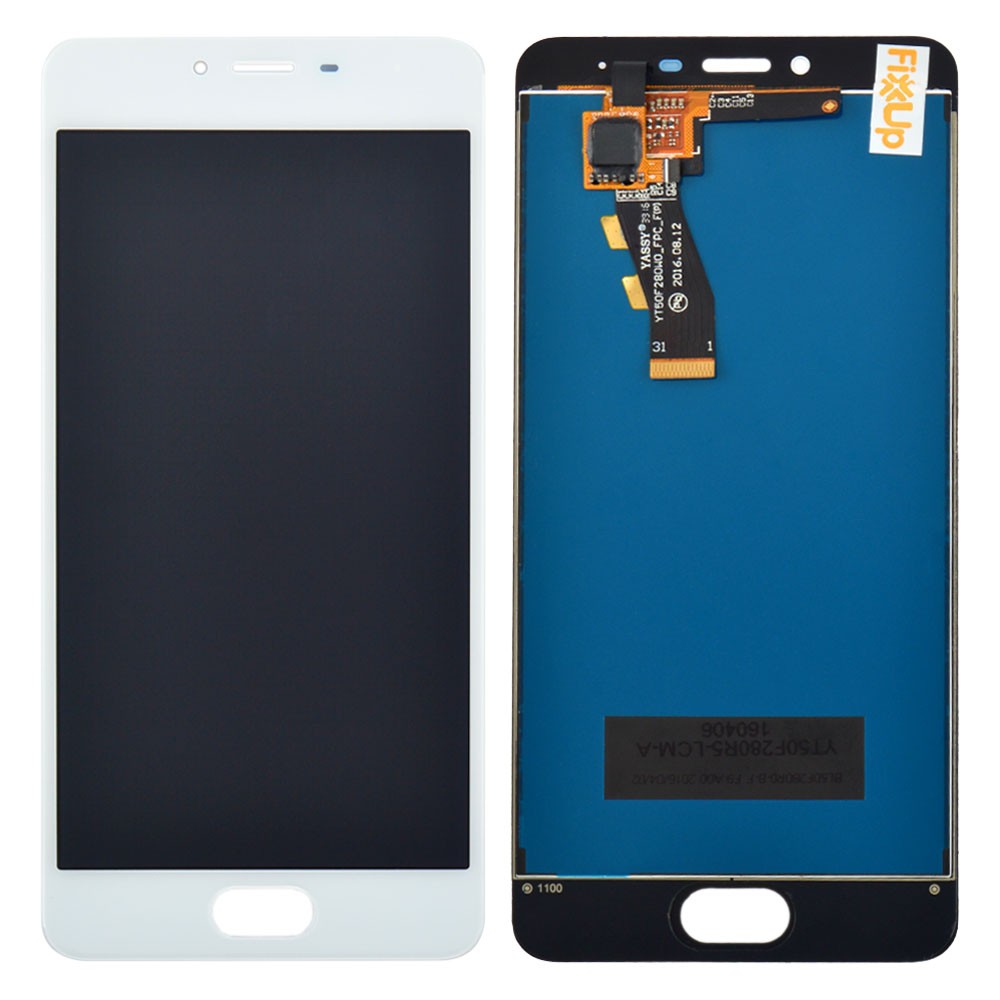 Дисплей Meizu M3s с тачскрином в сборе (YT50F), цвет белый, ТЕСТ ОК фото 1