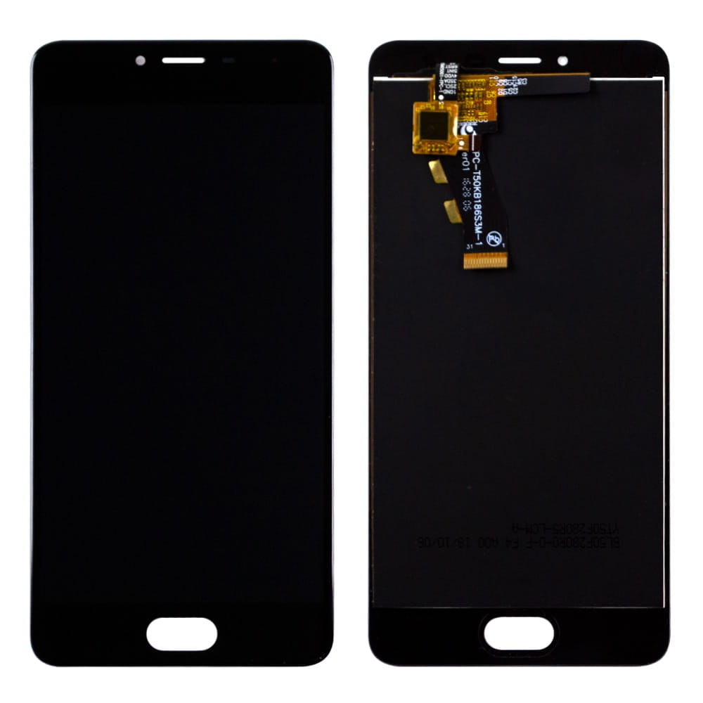 Дисплей для Meizu M3s с тачскрином в сборе, цвет черный, (T50KB), оригинал фото 1