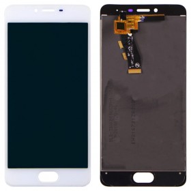 Дисплей Meizu M3s с тачскрином в сборе, t50kb, оригинал китай,  цвет белый, без рамки