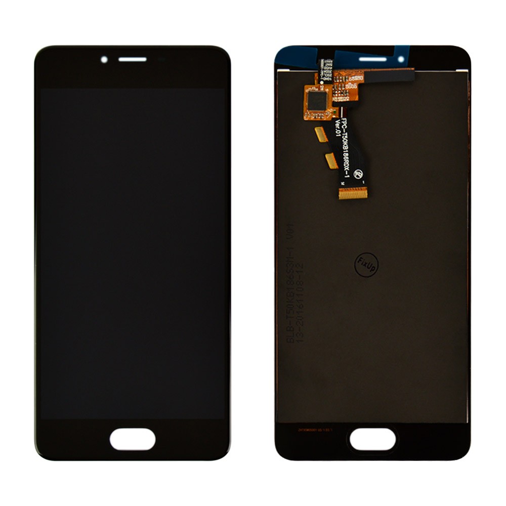 Дисплей для Meizu M3s (T50KB) з тачскрином у зборі, колір чорний фото 1