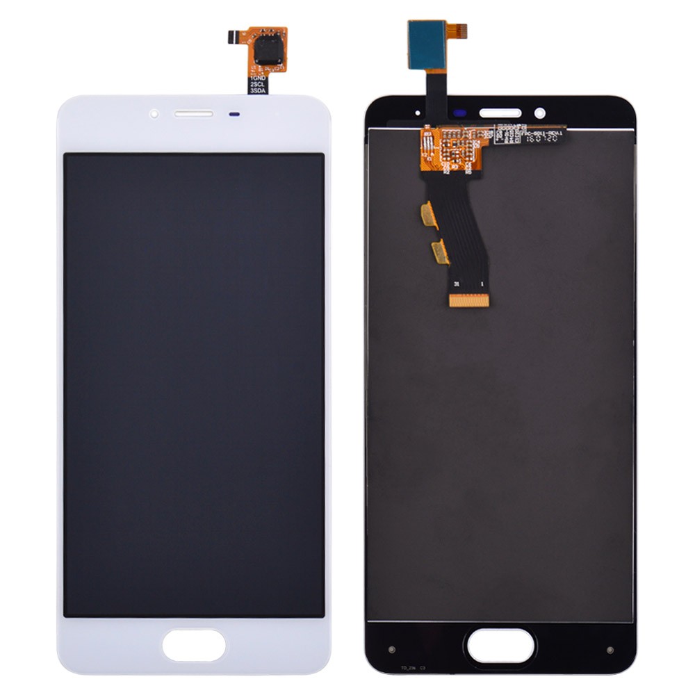 Дисплей для Meizu M3s з тачскрином у зборі, колір білий (REV.1) фото 1