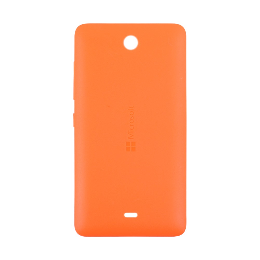 Задняя крышка для Microsoft (Nokia) 430 Lumia Dual Sim (RM-1099), цвет оранжевый фото 1