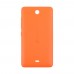 Задняя крышка для Microsoft (Nokia) 430 Lumia Dual Sim (RM-1099), цвет оранжевый миниатюра 1