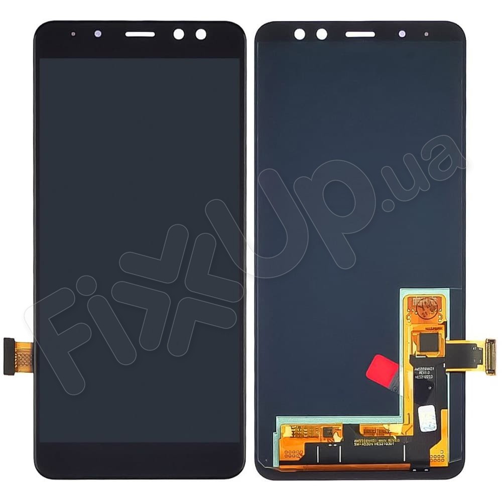 Дисплей для Samsung A530F/DS Galaxy A8 2018 с тачскрином в сборе, цвет черный, IPS(TFT) фото 1