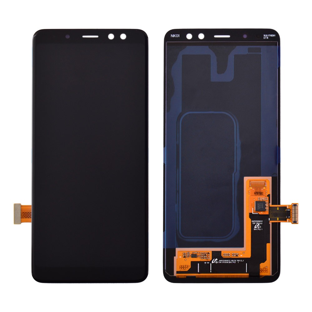 Дисплей Samsung A530F/DS Galaxy A8 (2018) з тачскрином у зборі, колір чорний, сервісний оригінал фото 1