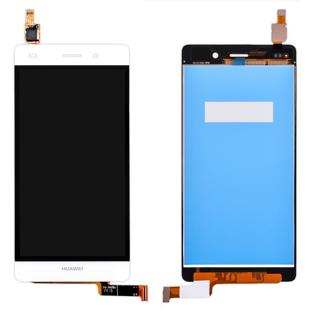 LCD Huawei P8 Lite (ALE L21/L20/L22) + Touchscreen (white) фото 1 Дисплей Huawei P8 Lite (ALE L21/L20/L22) з тачскрином у зборі, колір білий фото 1